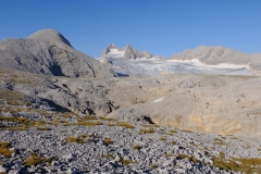 Dachsteinblick mit Gletscher