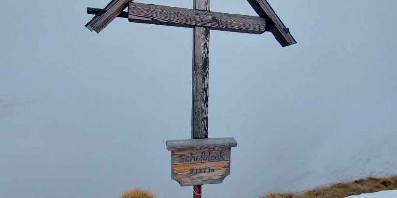 Gipfelkreuz Scheibleck